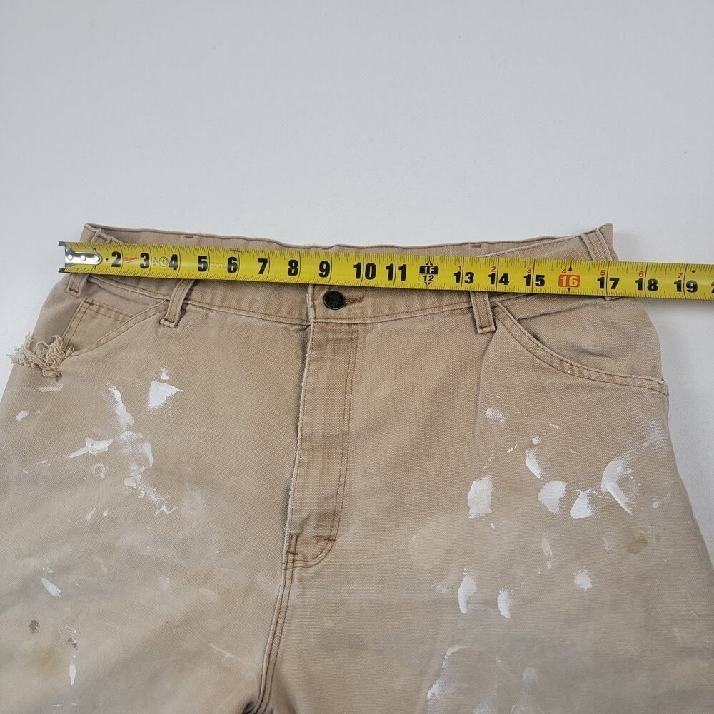 Vintage‎ Y2k Dickies Distressed Workwear Pants Sun Fade Fits 34x29 Tagged 38x30 - Picture 13 of 13